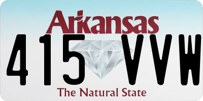 AR license plate 415VVW