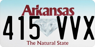 AR license plate 415VVX