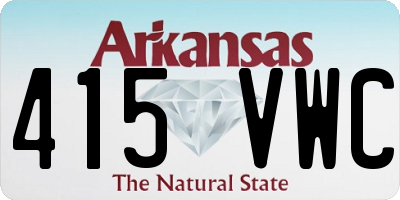 AR license plate 415VWC