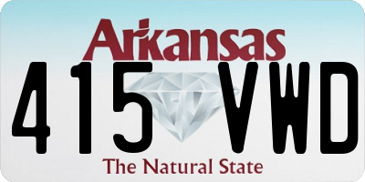 AR license plate 415VWD
