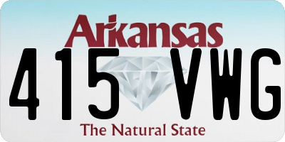 AR license plate 415VWG