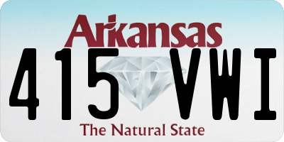AR license plate 415VWI