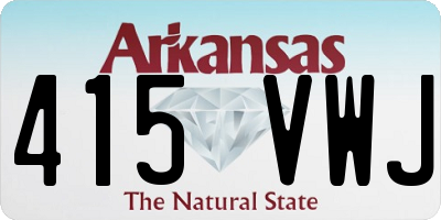 AR license plate 415VWJ