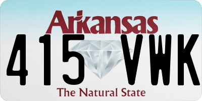 AR license plate 415VWK