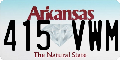 AR license plate 415VWM