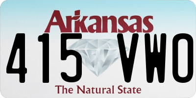AR license plate 415VWO