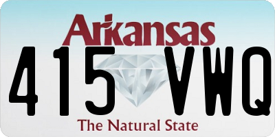 AR license plate 415VWQ