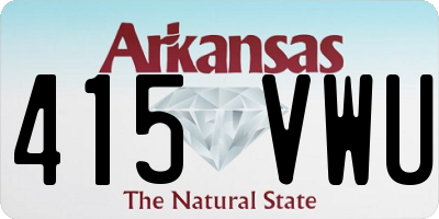 AR license plate 415VWU
