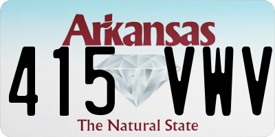 AR license plate 415VWV