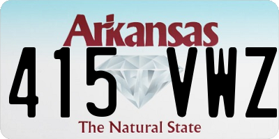 AR license plate 415VWZ