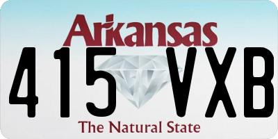 AR license plate 415VXB