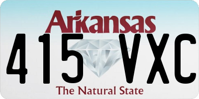 AR license plate 415VXC
