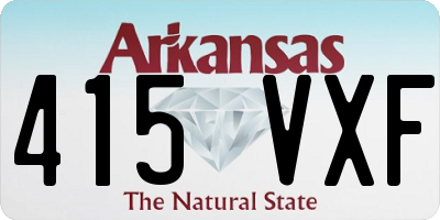 AR license plate 415VXF