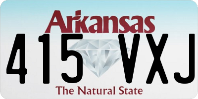 AR license plate 415VXJ