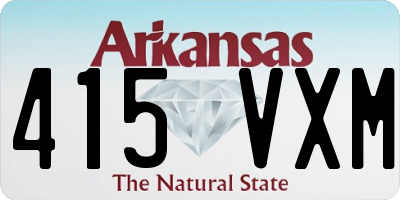 AR license plate 415VXM