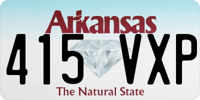 AR license plate 415VXP