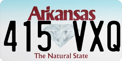 AR license plate 415VXQ