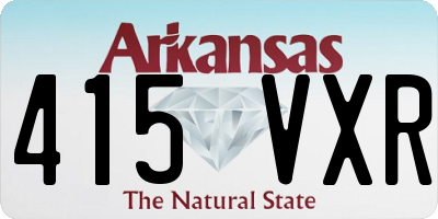 AR license plate 415VXR
