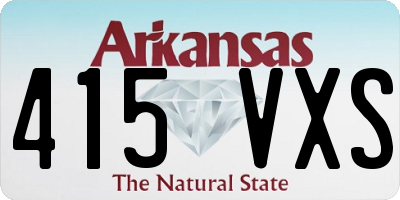 AR license plate 415VXS