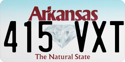 AR license plate 415VXT