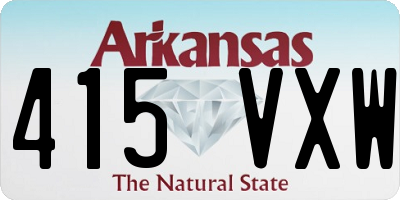 AR license plate 415VXW