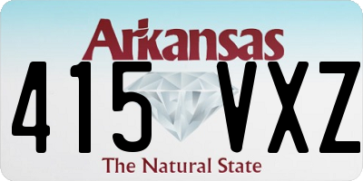 AR license plate 415VXZ