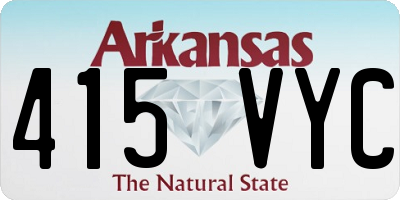 AR license plate 415VYC