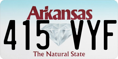 AR license plate 415VYF