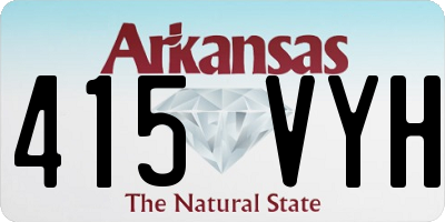 AR license plate 415VYH