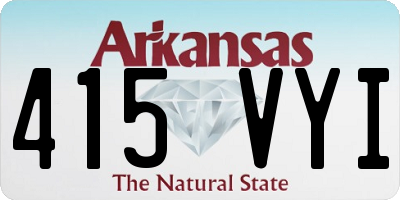 AR license plate 415VYI