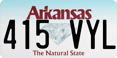 AR license plate 415VYL
