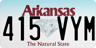 AR license plate 415VYM