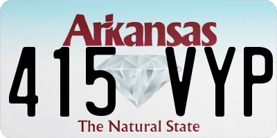 AR license plate 415VYP