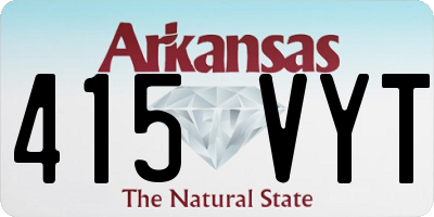 AR license plate 415VYT