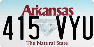 AR license plate 415VYU