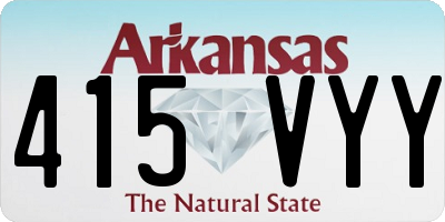 AR license plate 415VYY
