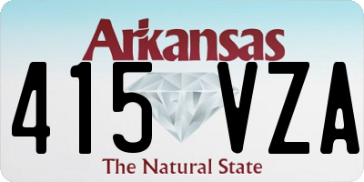 AR license plate 415VZA