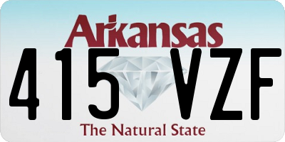 AR license plate 415VZF