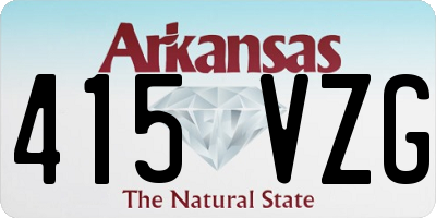 AR license plate 415VZG
