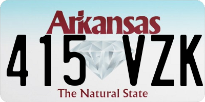 AR license plate 415VZK