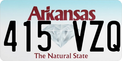 AR license plate 415VZQ