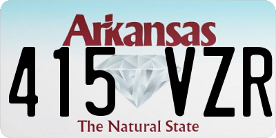 AR license plate 415VZR