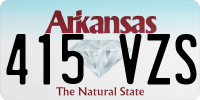 AR license plate 415VZS