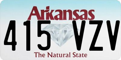 AR license plate 415VZV