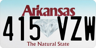 AR license plate 415VZW