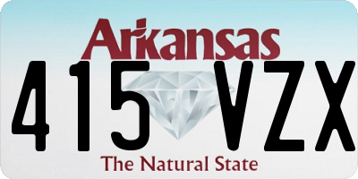 AR license plate 415VZX