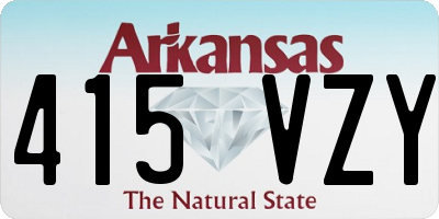 AR license plate 415VZY
