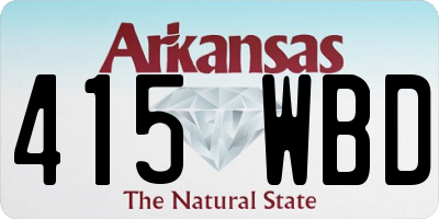 AR license plate 415WBD