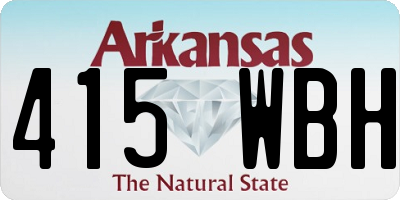 AR license plate 415WBH