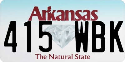 AR license plate 415WBK